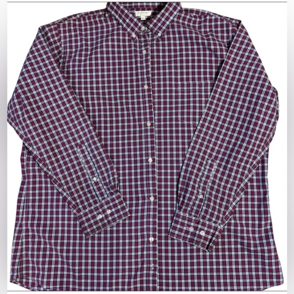 Sonoma Men's XXL Plaid Long Sleeve Button Down Shirt - Picture 1 of 4